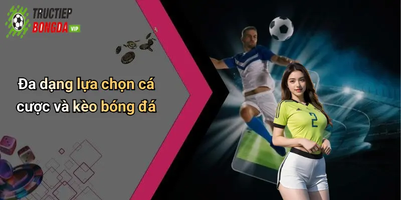 Đa dạng lựa chọn cá cược và kèo bóng đá