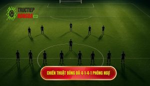 Chiến thuật bóng đá 4-1-4-1 phòng ngự