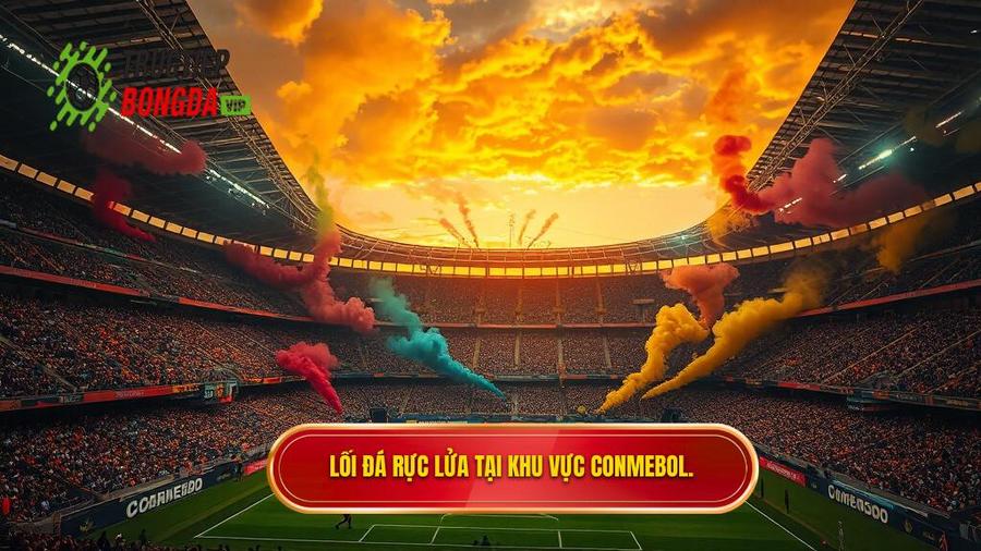 1. Lối đá rực lửa tại khu vực CONMEBOL.