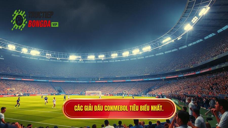 2. Các giải đấu CONMEBOL tiêu biểu nhất.