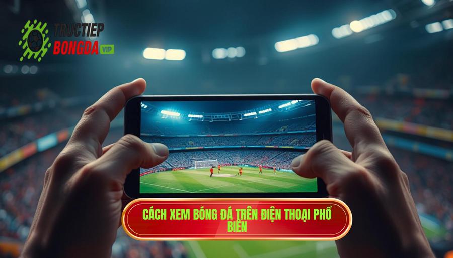 Các phương thức xem bóng đá trực tiếp trên điện thoại phổ biến nhất