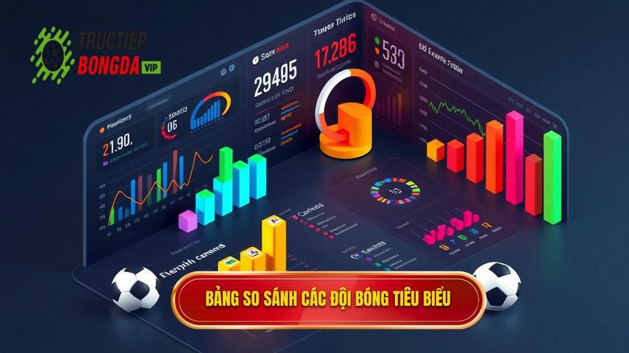 3. Bảng so sánh các đội bóng tiêu biểu