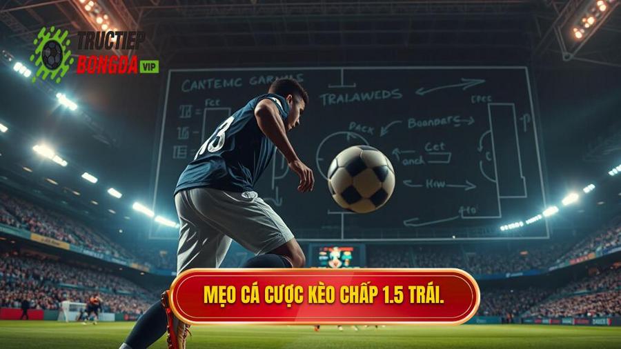 3. Mẹo cá cược kèo chấp 1.5 trái.