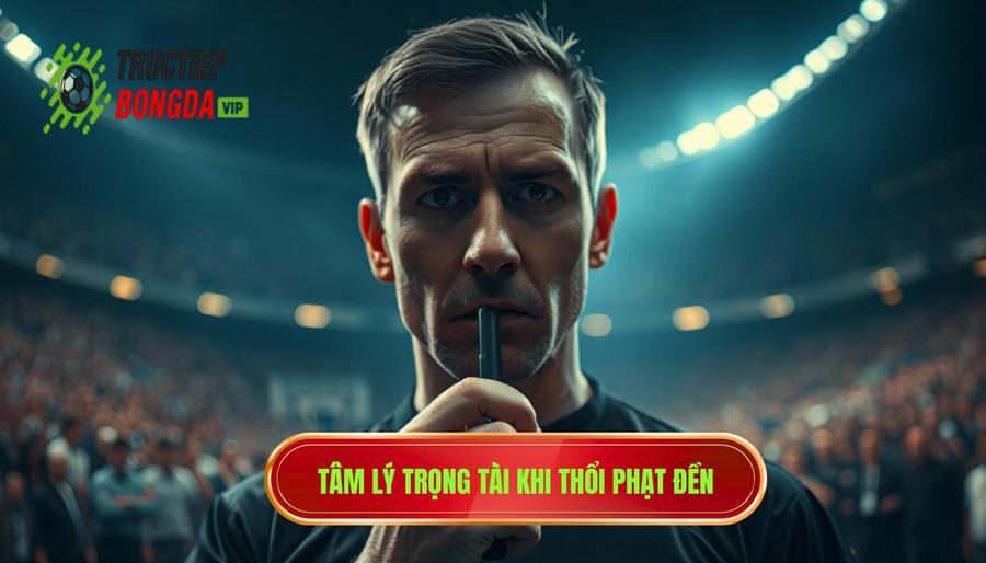 Phân tích tâm lý trọng tài khi đứng trước áp lực thổi phạt đền